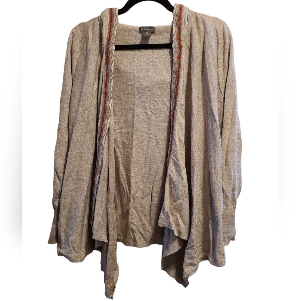 Eddie Bauer hooded cardigan XL